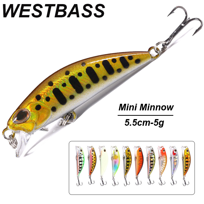 Fishing Lure Spoon - WESTBASS 1PX микро-приманка в виде гольяна