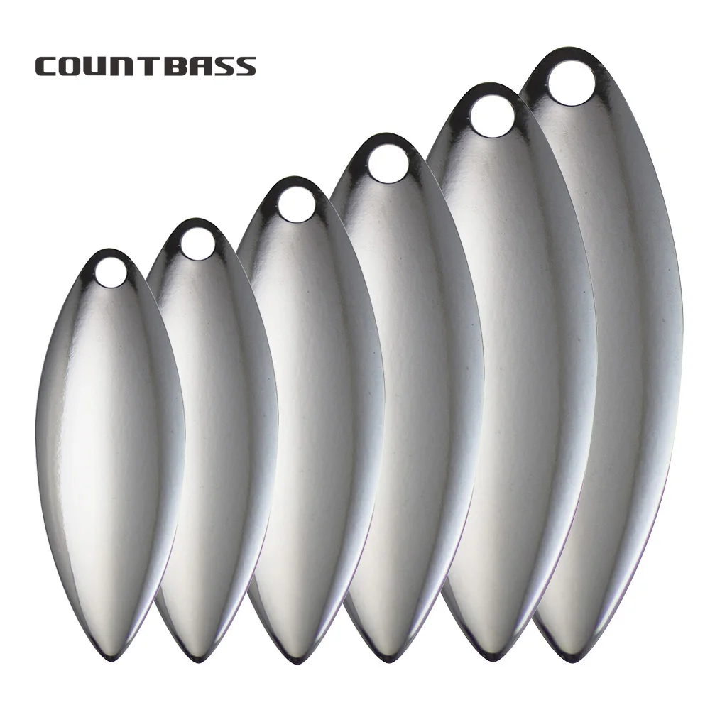 Fishing Lure Spinnerbait - Countbass, 50 шт., размер 1–6, никелевая