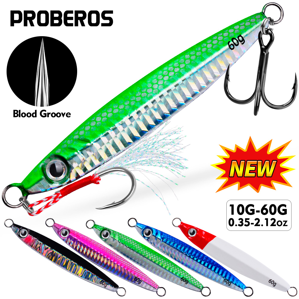 Proberos 1 шт. Металлическая л – обзор и цена Fishing Lure Spoon