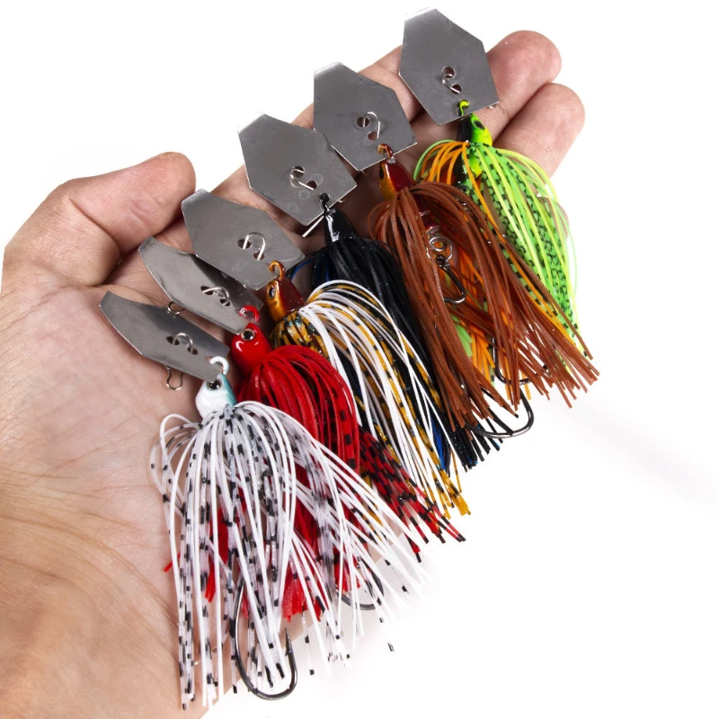 6 шт./компл. набор рыболовных  – обзор и цена Fishing Lure Buzzbait