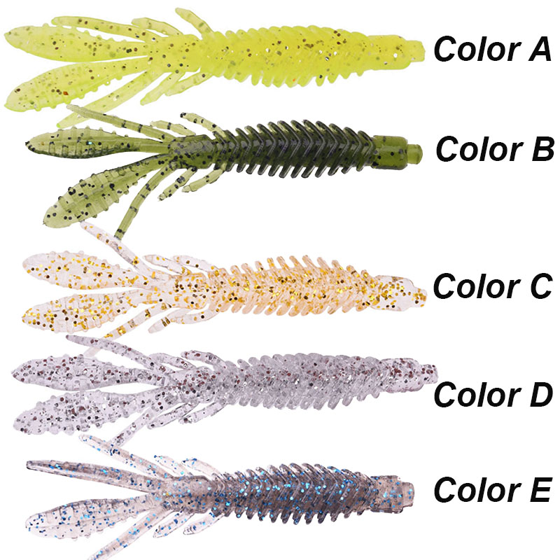 5 шт., мягкие силиконовые рыбо – обзор и цена Fishing Lure Soft Plastic