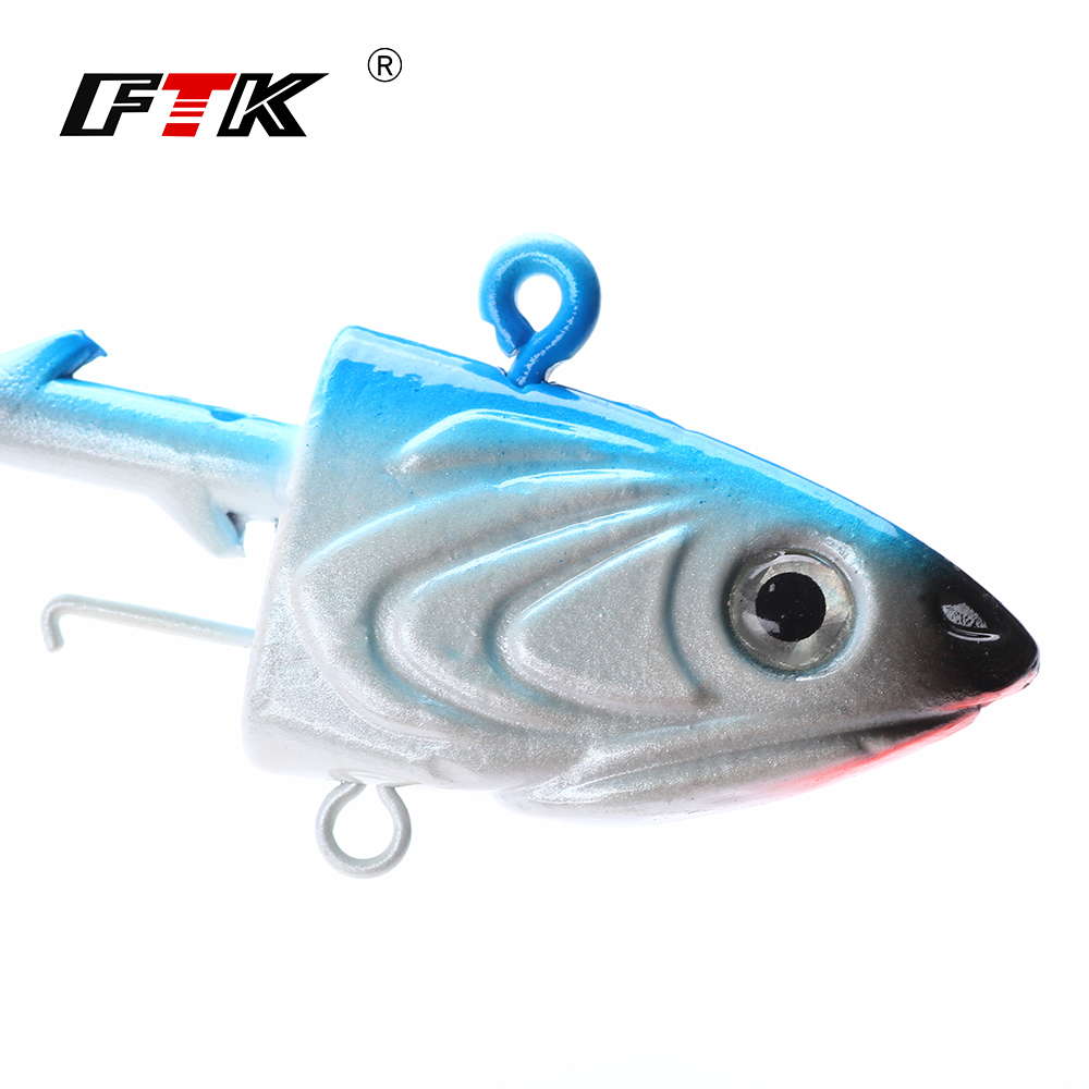 FTK 2 шт., рыболовный крючок с – обзор и цена Fishing Lure Soft Plastic